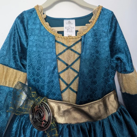 Disney brand "Merida" Princess dress, Girls size 5/6 - Picture 2 of 4